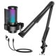 thumbnail image 1 of Micrófono USB para juegos FIFINE AmpliGame A8T con luces RGB, 1 of 7