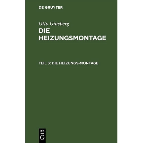 Die Heizungs-Montage, (Hardcover)