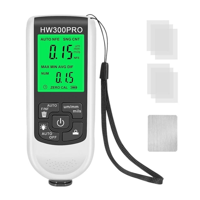Paint Thickness Gauge Digital Meter For Automotive Coating Thickness Gauge Tester Paint Depth Gauge Meter With LCD Backlight ,Automatic Calibration