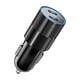 thumbnail image 2 of Cargador rápido para coche de 40 W con dos puertos para cargar varios dispositivos simultáneamente: adaptador USB-C dual para coche, compatible con carga rápida, protección de seguridad inte, 2 of 6