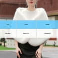 thumbnail image 3 of Miqool Women's Winter Wraps Coat Wedding Bride Cloak Cape Shawl for Evening Party, 3 of 4