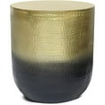 thumbnail image 1 of Allora Table d'Appoint Contemporain en Métal Massif de 19 Pouces en Dégradé Doré, 1 of 6