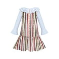 thumbnail image 3 of Girls Dress White Collar Back School Cotton Casual 3 Years, 3 of 6