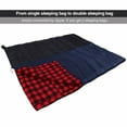 thumbnail image 4 of RedSwing Cotton Flannel Sleeping Bag, Cold Weather Envelope Style for Adults, 2 lb Fill, Camping and Backpacking, 4 of 8