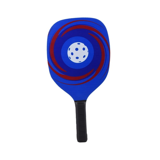 Raqueta de regalo para interior y exterior, portátil, de madera, para pickleball Azul