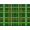 thumbnail image 1 of Ahgly Company Machine Washable Indoor Rectangle Transitional Dark Lime Green Area Rugs, 5' x 8', 1 of 7