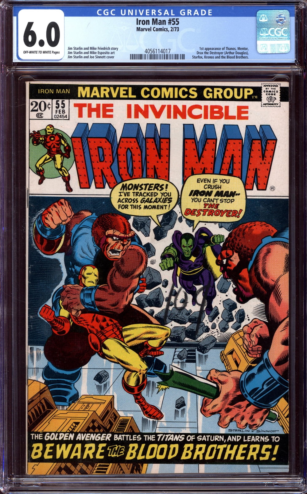 Iron Man #55 - CGC 6 Comic Book
