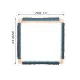 thumbnail image 2 of Uxcell 9.8" x 9.8" Punch Needle Frame, Beech Wood Square Rug Hooking Frame, Dark Blue, 2 of 7