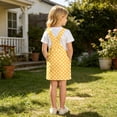 thumbnail image 7 of Bobifish Toddler Girls Suspender Dress Polka Dot Print Sleeveless Pocket Casual Dresss Everyday Loose Fit Children Girls Dresss, 7 of 7