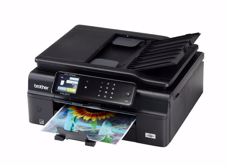 Brother MFCJ870DW Wireless Color Inkjet Printer with Scanner, Copier