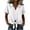 White-tshirts shirts for women, variant on Cotton Linen Tops for Women Casual V Neck Work Shirts Short Sleeve Loose Fit Blouse Lightweight Front Knot Tunic Top