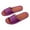 Purple, variant on Anuirheih Slip on Sandals Women,Women's Flat Shoes Ladies Beach Sandals Summer Non-Slip Causal Slippers(Wine)