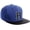 Royal Black, White Black, variant on Classic Snapback Hat Custom A to Z Initial Varsity Letters, Royal Gold Hat White Gold Letter M