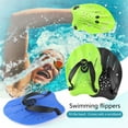 thumbnail image 4 of 2pcs Swimmer Silicones Hand Paddles Webbed Swim Gloves Manacle Flippers, 4 of 13