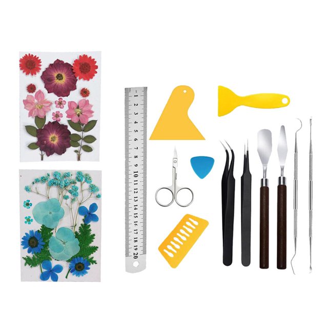 Herramientas de Vinilo para Deshierbar Artesanales de Bricolaje de Precisión de 14 Piezas de material acero Inoxidable para Deshierbe SOLEDAD Pasatiempo de Gancho y Gancho de Precisión