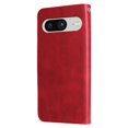 thumbnail image 3 of Wallet Case for Google Pixel 8 with Zipper Pocket & Card Slots – Stand Function Red, 3 of 6