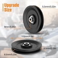 thumbnail image 4 of Case Pack for Cable Machine Home Gym Weight Machine 115mm Universal Nylon Bearing Pulley Replacement, 4 of 5