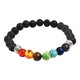 thumbnail image 1 of Pulsera De 7 Chakras Pulsera De Piedras Preciosas Pulsera De Cuentas De Ansiedad De Piedra De Chakras De Cuidado Físico Para Hombres Y Mujeres Guardurnaity AP006086-00, 1 of 6