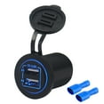 thumbnail image 1 of Dual USB Charger Socket Waterproof Power Outlet 4.8A/5V LED Indicator for 12/24V Car RV Boat ATV Marine Motorcycle, 1 of 8