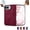 Red, variant on Protective Wallet Case Compatible with iPhone Duo with Built-in Screen Protector, Foldable Phone Cover with Card Holder