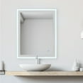 thumbnail image 3 of Dyconn Faucet Faraday Tri-Color Horizontal/Vertical Wall Mounted Backlit LED Bathroom Vanity Mirror with Touch ON/OFF Dimmer & Anti-Fog Function (30"W X 36"H), 3 of 7