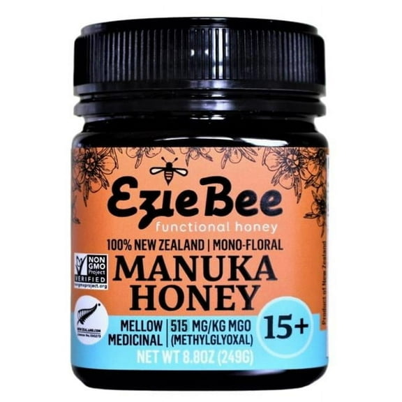 Ezie Bee 735850438870 8.8 oz 15 Plus 515 MGO Manuka Honey