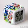 thumbnail image 3 of Reloj despertador con luz LED de 8 x 8 x 8 cm con diseño de Sonic the Hedgehog, Sonic the Sonic Boy, creativo, para estudiantes, con pantalla de hora, semana y mes, 3 of 5