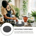 thumbnail image 5 of SWETRACE Flower Arranging Turntable Rotating Turntable Black ABS Smooth Rotation Household Turntable Bracket 1Pack, 5 of 5