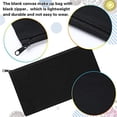 thumbnail image 2 of Casewin DIY Craft Bag, 10Pack 8.26*4.72 Inch Canvas Pouch Zipper Bag Pen Pencil Case Cotton Invoice Pouch Bulk Cosmetic Bags for Makeup Travel Toiletry Storage, Beige, 2 of 5
