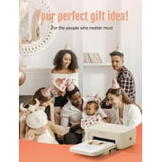 Restored HPRT Photo Printer 4x6,+20 Sheets&1ribbon,Wi-Fi Wireless Instant Picture Printer for iPhone, Android, Smartphone, Thermal Dye-Sublimation, AR Video Printing,Portable Photo Printers,Beige
