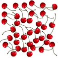 thumbnail image 1 of 100Pcs Artificial Cherry Simulation Lifelike Cherry Fake Fruit Models Kitchen Fruit Decor, 1 of 3