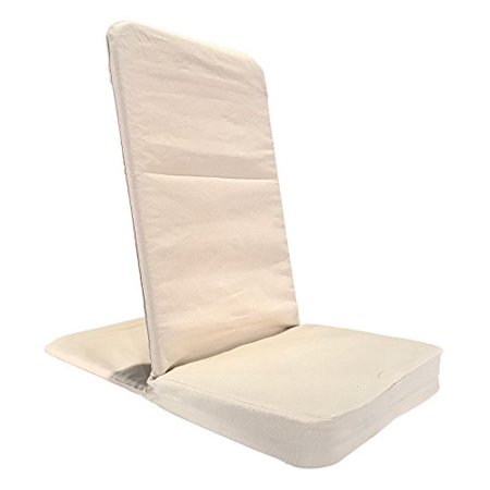 Backjack Regular Floor Chair Cotton Natural Walmart Com