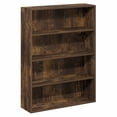 thumbnail image 5 of Furinno PASIR 4-Tier Bookcase with Open Storage Shelf Amber Pine, 5 of 5