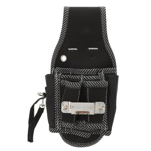 Uonlytech Electrician Waist Bag Black Polyester 1Pcs for Storing Tools