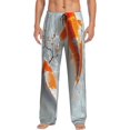 thumbnail image 1 of Fotbe Koi Fish Water Pantalones de Pijama para Hombre, Pantalones de Dormir, Pantalones de Casa con Cintura Ajustable y Bolsillos-X-Large, 1 of 6