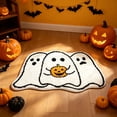 thumbnail image 6 of Pumpkin Shaped Plush Doormat,Fall Non-Slip Absorbent Floor Rug,Holiday Decor Mat for Entryway,Bathroom,Front Door,Halloween Thanksgiving Decor, 6 of 6