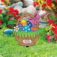 thumbnail image 4 of Easter Garden Decorations Rabbit Ground Insert Acrylic Hollow Animal Figurines for Yard Display, 4 of 6