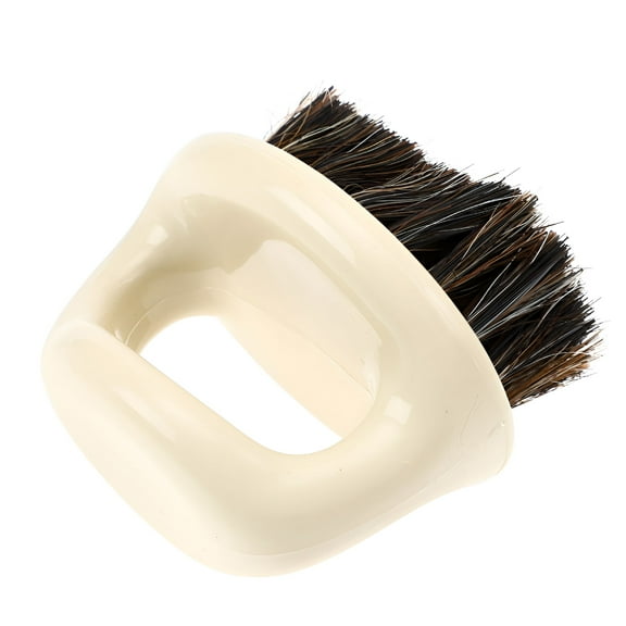 ACDANC Horsehair Brush Shoe Shine Brush: Shoes Brush Boot Scraper Brush Suede Brush Shoe Care Clean Daubers Applicators