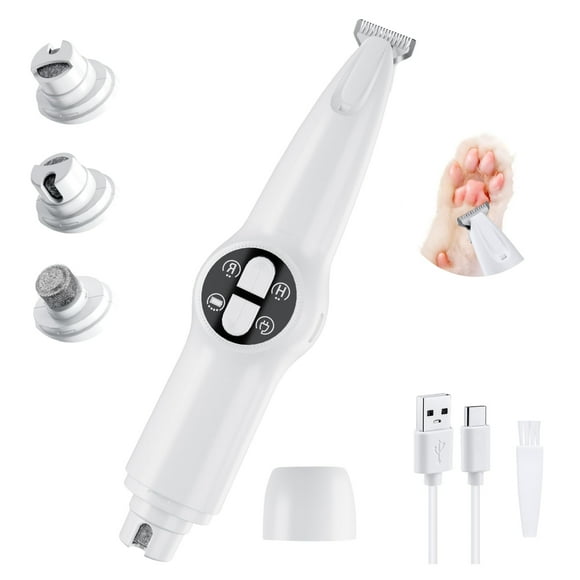 Microrecortadora Mcbazel 2 en 1 para mascotas, recargable con luz LED