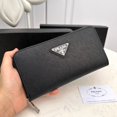 thumbnail image 2 of Prada Nueva Cartera Con Cremallera Para Hombre YKK Bolso Largo De Cuero De Alta Calidad hardware 666047 Con Caja, 2 of 3