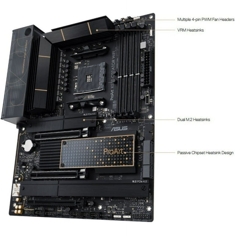 ASUS ProArt X570-CREATOR WIFI Desktop Motherboard - AMD Chipset