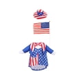 thumbnail image 2 of Ropa De Ganso De Poliéster Disfraz patriótico de ganso, ropa para mascotas duradera y lavable con diseño higiénico para celebraciones del 4 de julio. NCHKUN, 2 of 8
