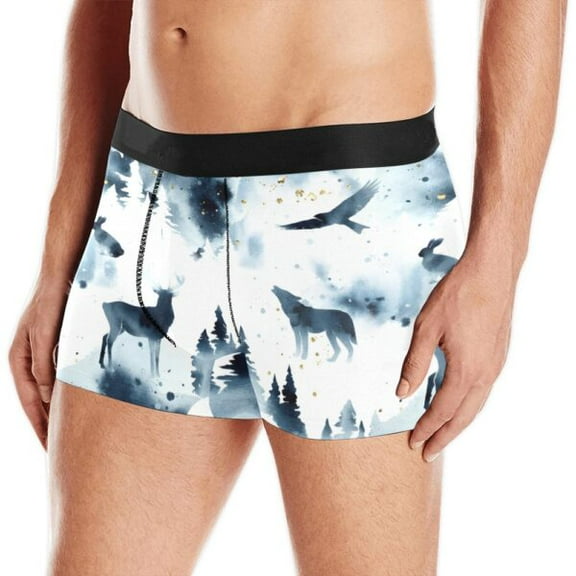 Mens Boxer Briefs - Men's Boxer Shorts - Silouette - XS