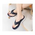 thumbnail image 3 of Zapatillas con tacón de cuña, casual, deportiva de verano, talla grande, 3 of 7