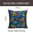 thumbnail image 2 of LALILO Throw Pillow Covers Cartoon Doodles Water Life Theme Cushion Cover 18" x 18", 120 Pack, 2 of 6