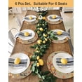 thumbnail image 4 of 15 Inch Round Placemats Set of 6, Fall Pumpkin Non Slip Heat Insulation PP Table Mats, Maple Leaves Thanksgiving Gnomes Farmhouse Cart Washable Place Mats for Kitchen Dining Party Table Decor, 4 of 7