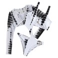 thumbnail image 1 of Sexy One Piece Swimsuits for Womens Girls High Cut Bathing Suits Monokinis Bikini with Cover Up Slimming Swimwear Gifts L, 1 of 4