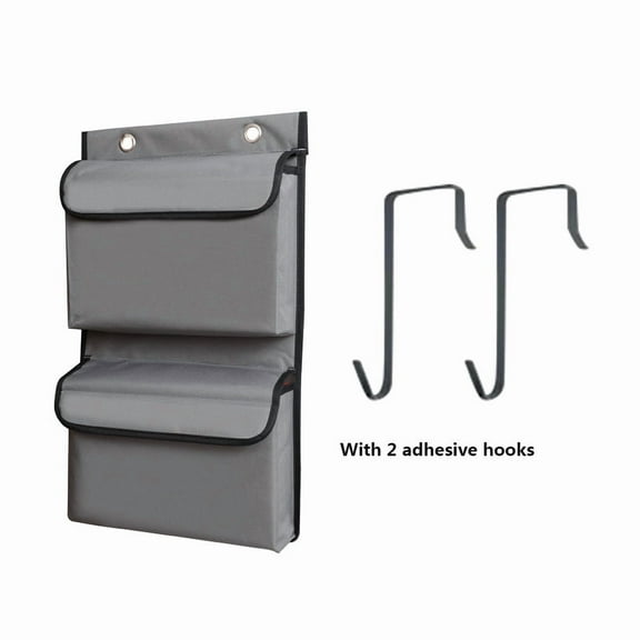 Oxford Fabric Waterproof Hanging Storage Bag With Lid For Bathroom Use