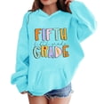 thumbnail image 4 of Ruyang Girls 5th Grade First Day of School Hoodies Boys Back to School Hoodie Long Sleeve Cute Preppy Hooded Sweatshirts, 4 of 7