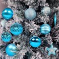 thumbnail image 7 of Christmas Ornaments Set, 20Pcs Irregularly Plastic Shatterproof Christmas Ball Hanging Ornaments for Xmas Tree Decorations, for Indoor Home Thanksgiving Party Holiday Decor, 7 of 7